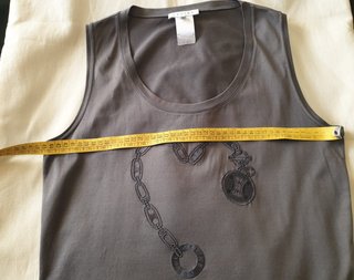 Céline Paris Top SM Canotta Donna Cotone Scollo L