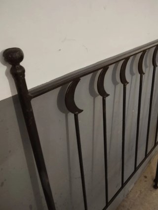 Pareja Cabeceros Forja Negros