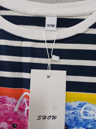 T-shirt Listras Ursos Just Smile