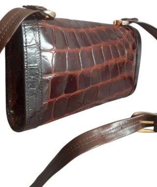 Bolso Celine Triomphe vintage piel marrón