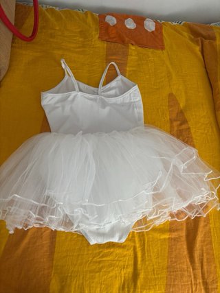 Tutú ballet blanco niña. Talla 5-6
