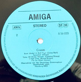 Cream LP vinilo recopilatorio | 1984