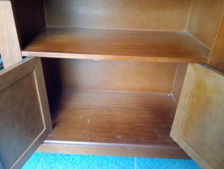 Mueble de madera para TV diseño clásico