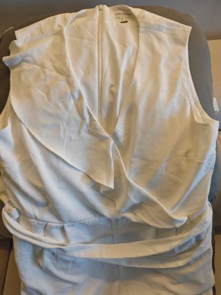 Mono blanco sin mangas Cortefiel talla XL sin uso