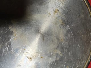 Pentola in metallo argentato
