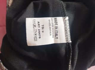 Conjunto plateado y negro talla única
