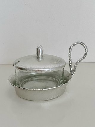 Set Olio Aceto Formaggio Vetro Metallo