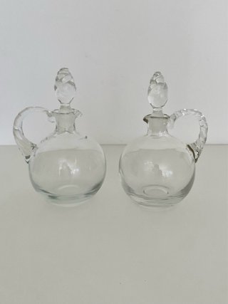 Set Olio Aceto Formaggio Vetro Metallo