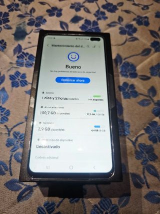 Galaxy S10 Plus, 128GB... 8 ram