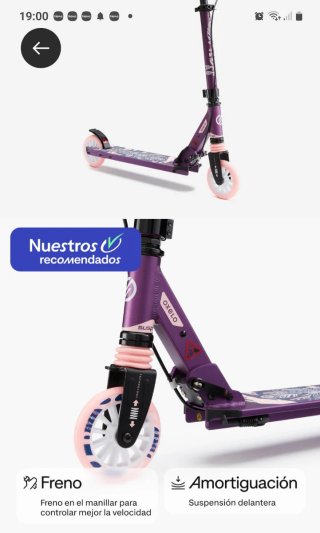 Patinete Oxelo Decathlon