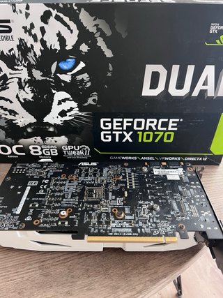 GTX 1070 8GB ASUS Dual OC - Como nueva