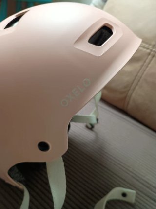 Casco Oxelo rosa skate y bici