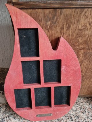 Porta Zippo Vintage Fiamma Rosso