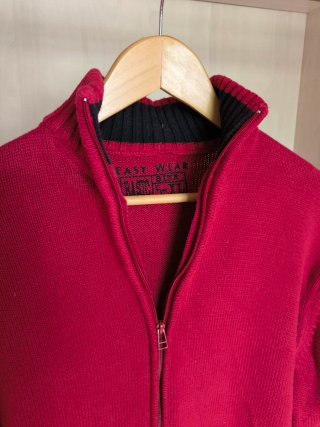 Jersey Easy Wear rojo cremallera