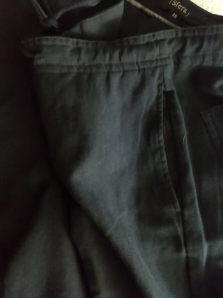 Pantalón ancho azul marino