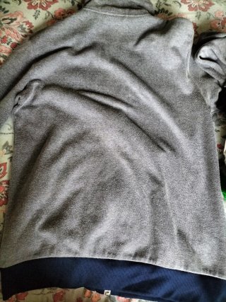 Sudadera Adidas Firebird Gris y Azul