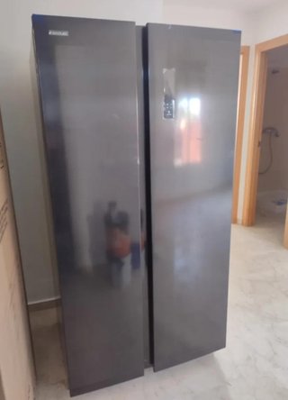 Frigorífico Cecotec Bolero SBS 559 Glas Negro