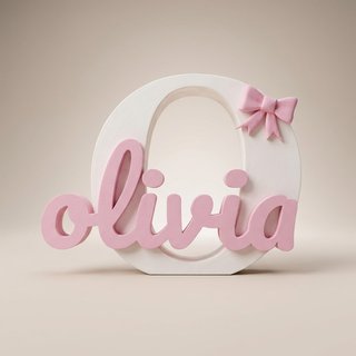 Letras decorativas / nombres personalizado 3D