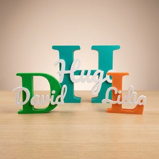 Letras decorativas / nombres personalizado 3D