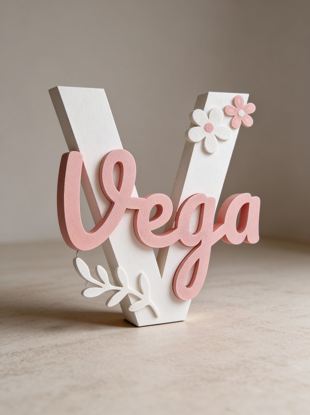 Letras decorativas / nombres personalizado 3D