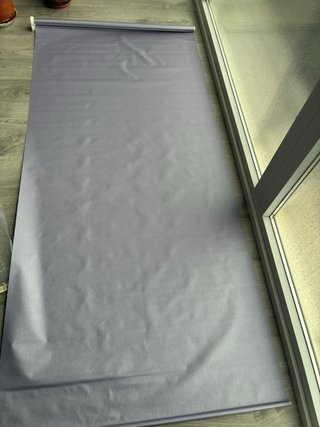 Estor enrollable lila con cadena 185x87cm