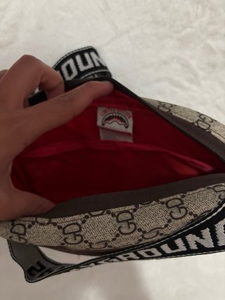Bandolera Sprayground Beige y Marrón