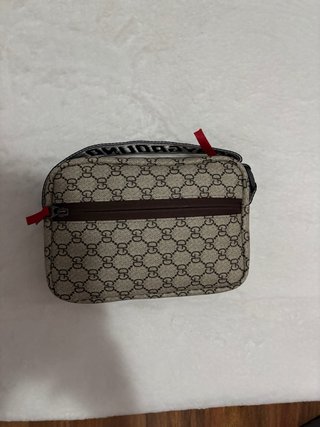Bandolera Sprayground Beige y Marrón