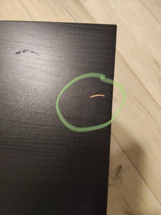 Mesa auxiliar IKEA LACK negra