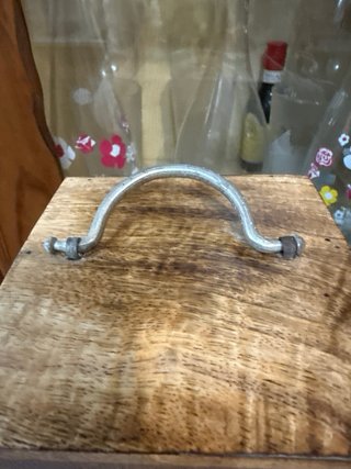 Caja para vino madera y acero