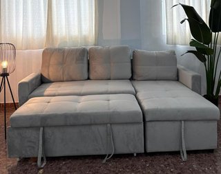 Sofá Cama Chaise Longue con Arcón