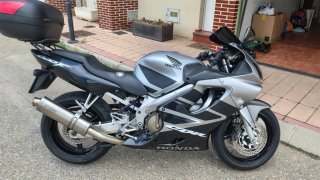 Honda CBR 600F Sportbike Plata/Negra