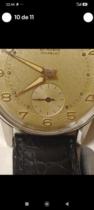 Reloj vintage Wintex años 40, "Rolex Watch co."