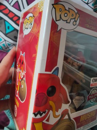 Funko Pop! Mushu Mulan 630 Diamond Collection