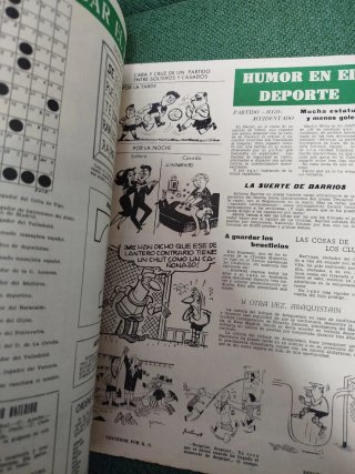 Atlético Madrid antigua vintage periódico revista