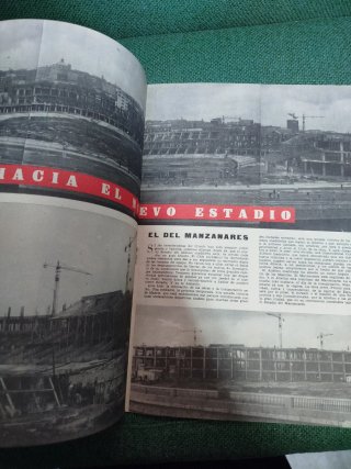 Atlético Madrid antigua vintage periódico revista