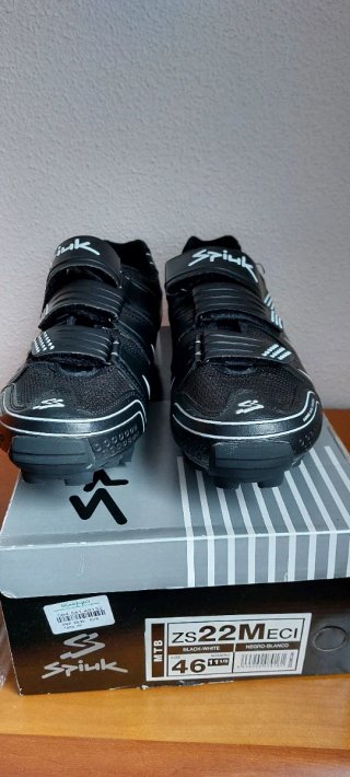 Zapatillas Ciclismo Spiuk Negras Talla 46