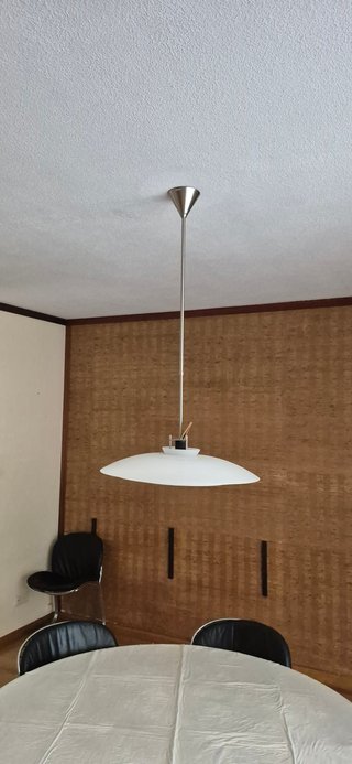 Lámpara italiana colgante cristal y metal