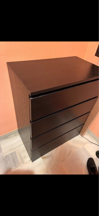 Cómoda MALM 4 cajones Ikea