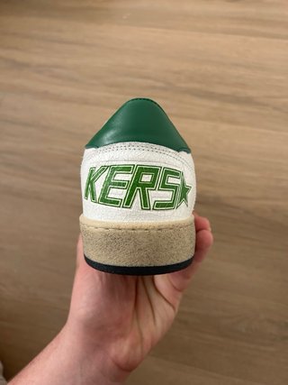 Golden Goose Superstar Talla 43 Verde Blanco