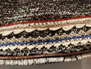 Minifalda boho multicolor