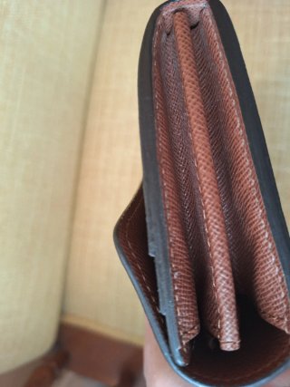Billetero Grande Louis Vuitton Marrón Original