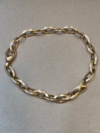 Pulsera de oro eslabones ovalados