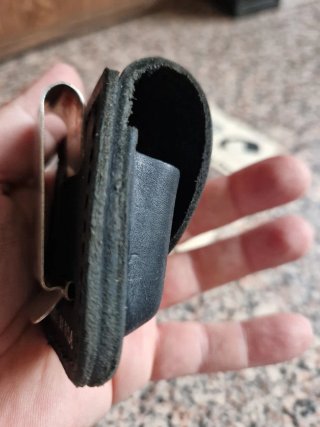 Porta Zippo in vera pelle
