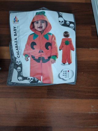 Disfraz Calabaza Bebé 6-12 Meses