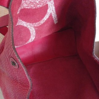 Bolso Purificación García Piel Rojo