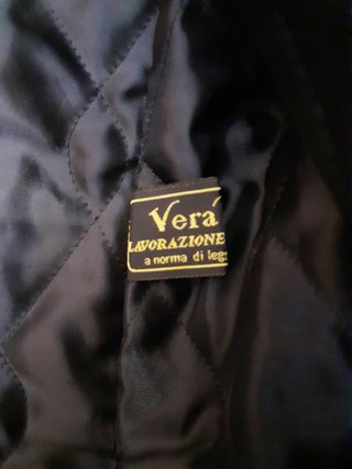 Giacca Pelle Nera Donna - Taglia 48