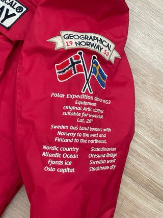 Cazadora Norway Roja Niña Talla S