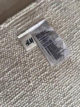 Alfombra de H&M Rayas Cebra