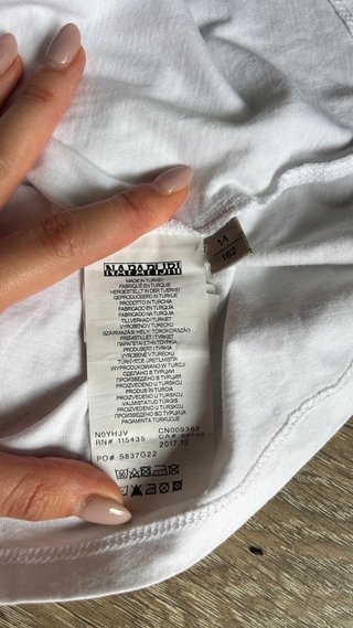 Polo Napapijri Blanco Hombre S