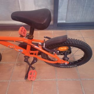Bicicleta infantil 16 naranja